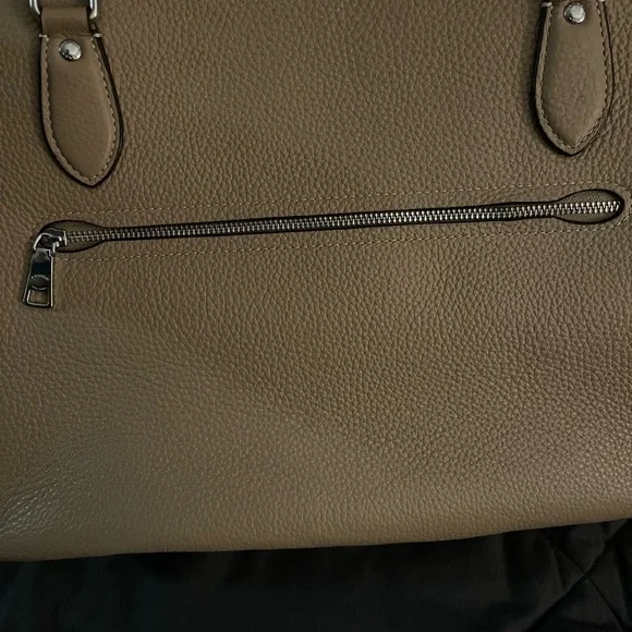 Coach Beige Leather Tote and Wallet Set - Picture 6 of 10